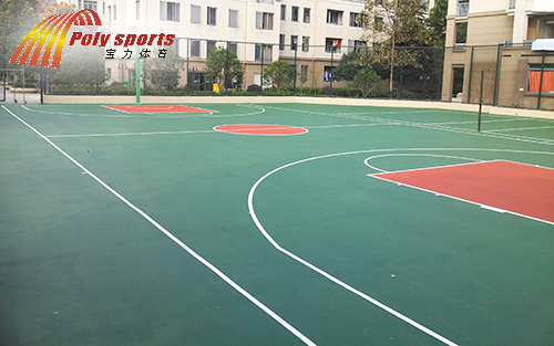 篮球场施工厂家谈球吧筑造场地